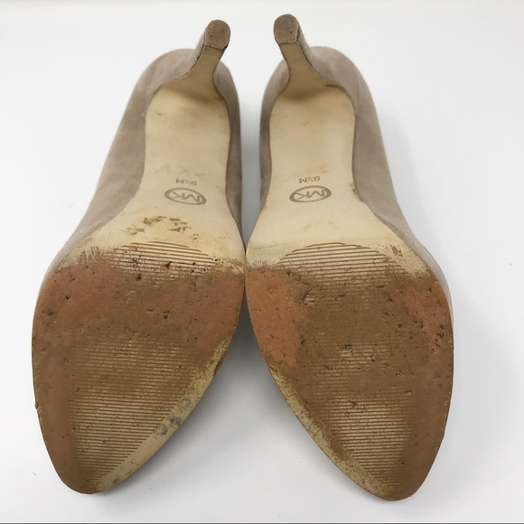 Michael Kors York Suede Beige Platform Pumps 9.5 - Picture 5 of 8